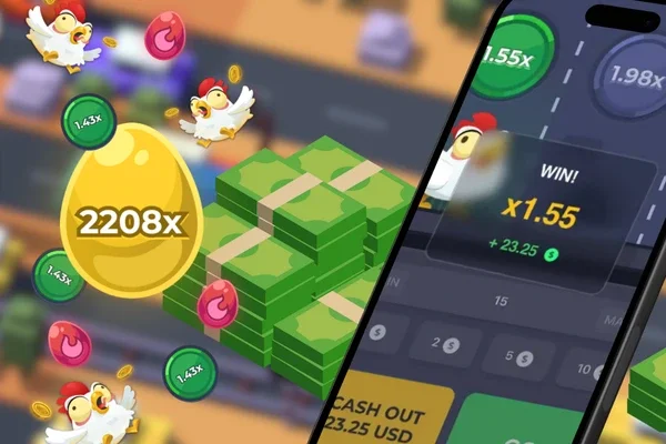 Chicken Road Spiel – Gesamtübersicht der Spieloberfläche