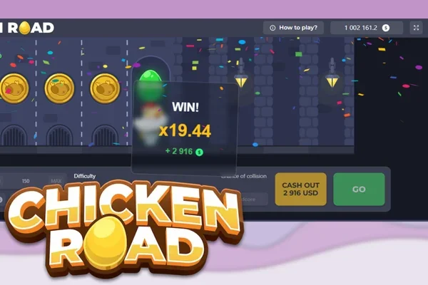 Mostbet Chicken Road Spielansicht – Spieloberfläche auf der Mostbet-Plattform